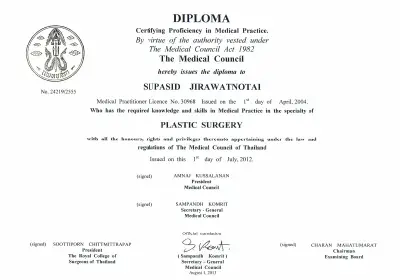Doctor Supasid Jirawatnotai 