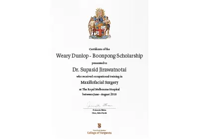 Doctor Supasid Jirawatnotai 